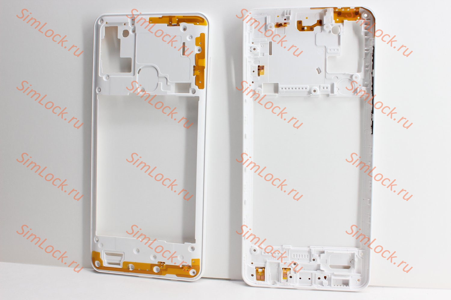 Средняя часть корпуса Samsung A217 Galaxy A21s, белый, К-2