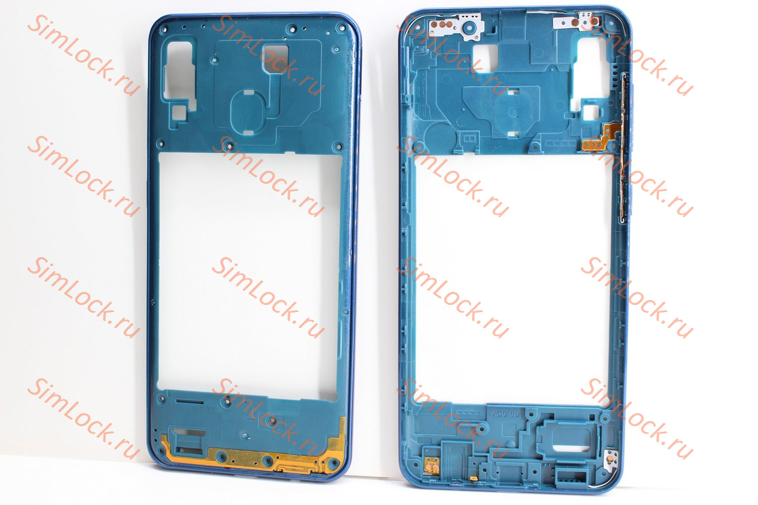 Средняя часть корпуса Samsung A305 Galaxy A30, синий, К-2