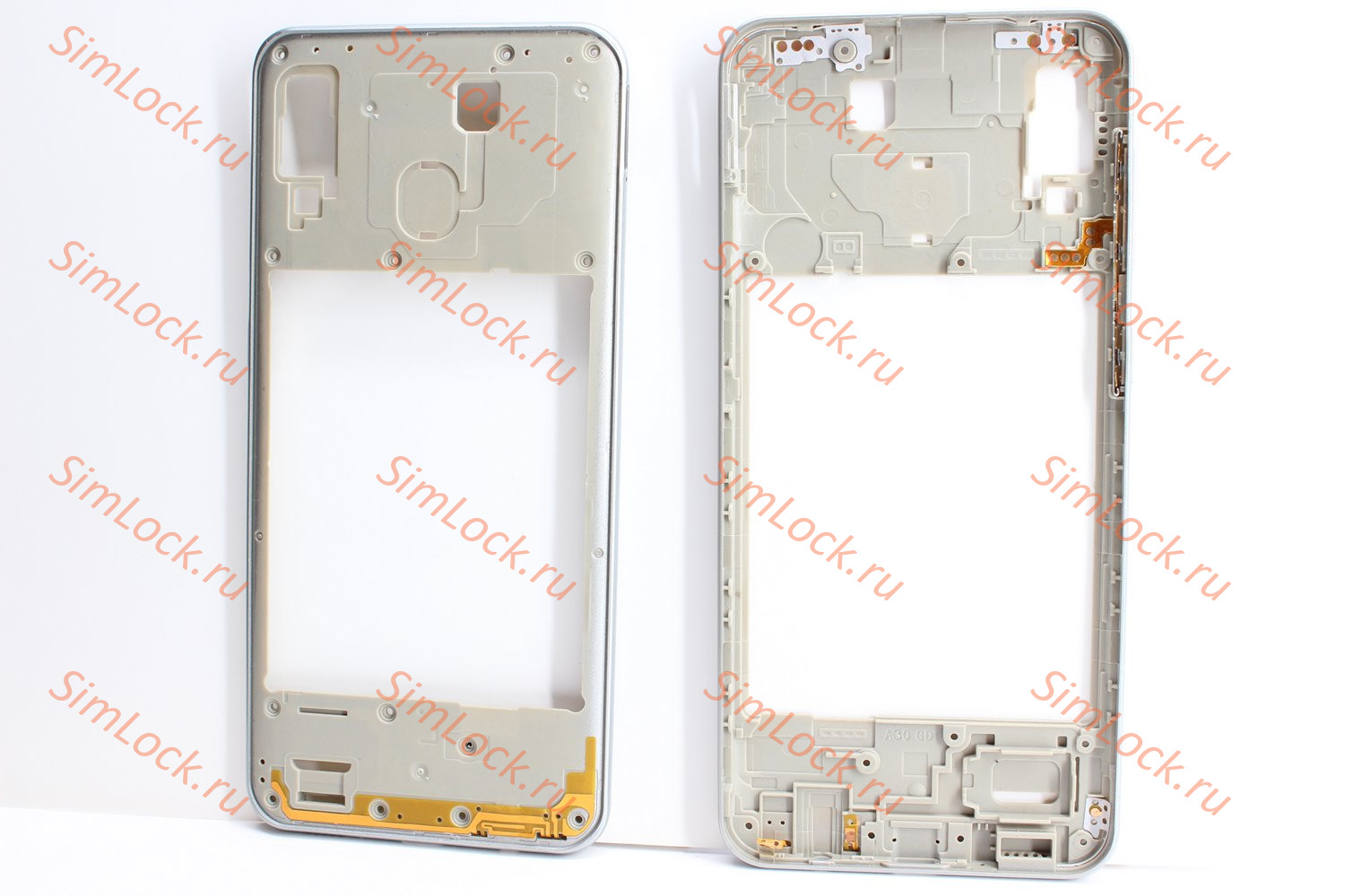 Средняя часть корпуса Samsung A305 Galaxy A30, белый, К-2