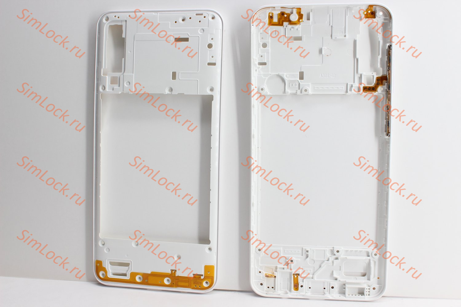 Средняя часть корпуса Samsung A307 Galaxy A30s, белый, К-2