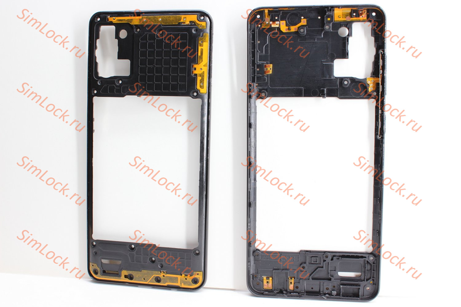 Средняя часть корпуса Samsung A315 Galaxy A31, черный, К-2