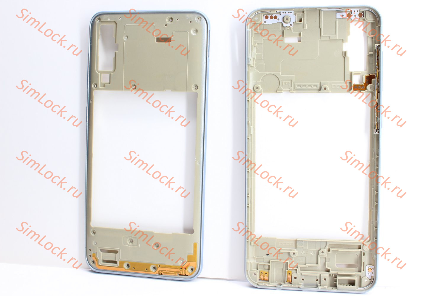 Средняя часть корпуса Samsung A505 Galaxy A50, белый, К-2