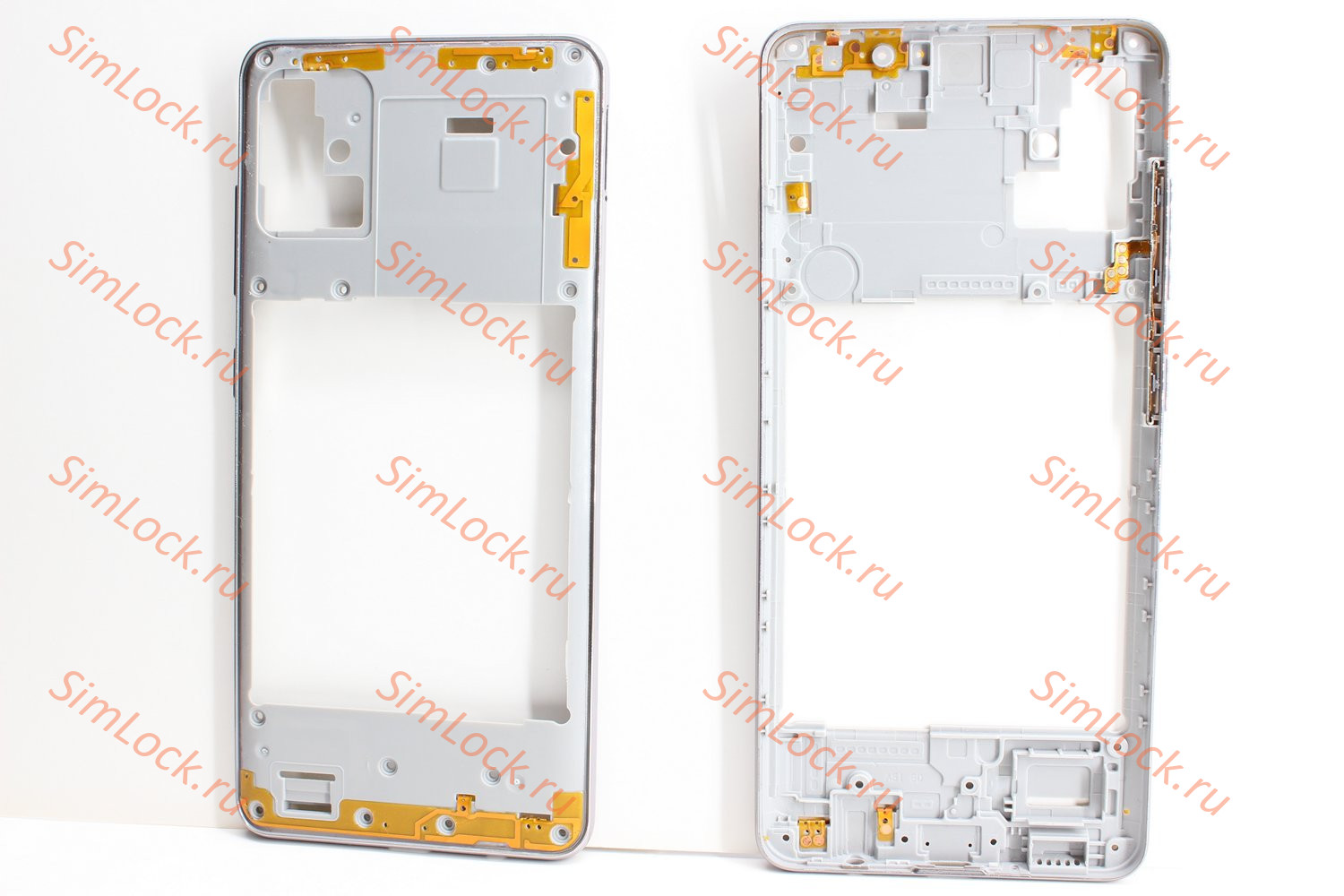 Средняя часть корпуса Samsung A515 Galaxy A51, белый, К-2