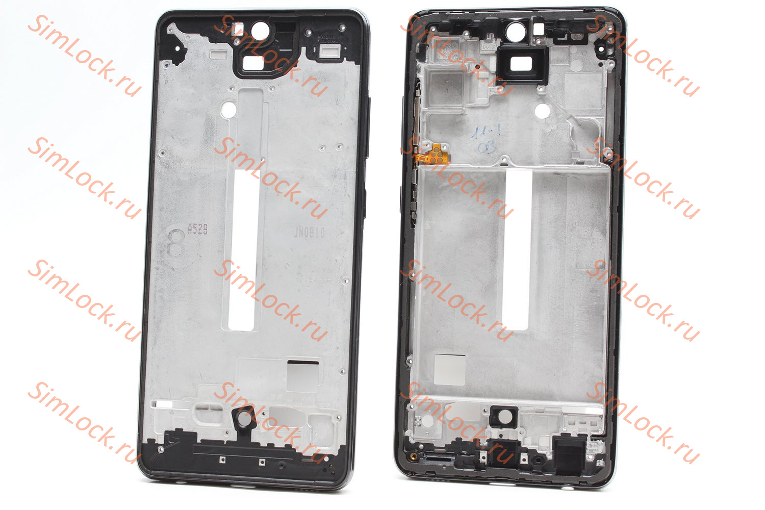 Рамка дисплея Samsung A525 Galaxy A52, черный, К-2