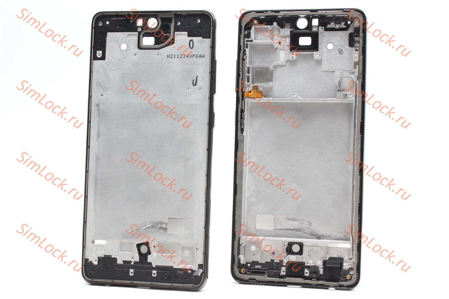 Рамка дисплея Samsung A725 Galaxy A72, черный, К-2