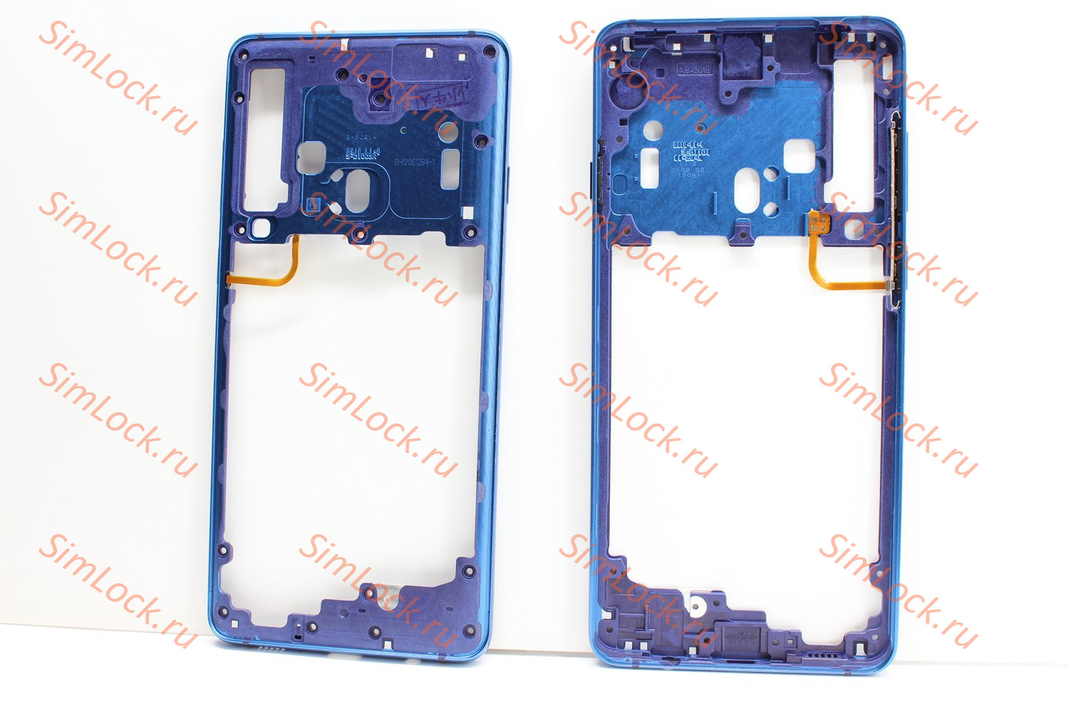 Средняя часть корпуса Samsung A920F Galaxy A9 (2018), синий, К-1