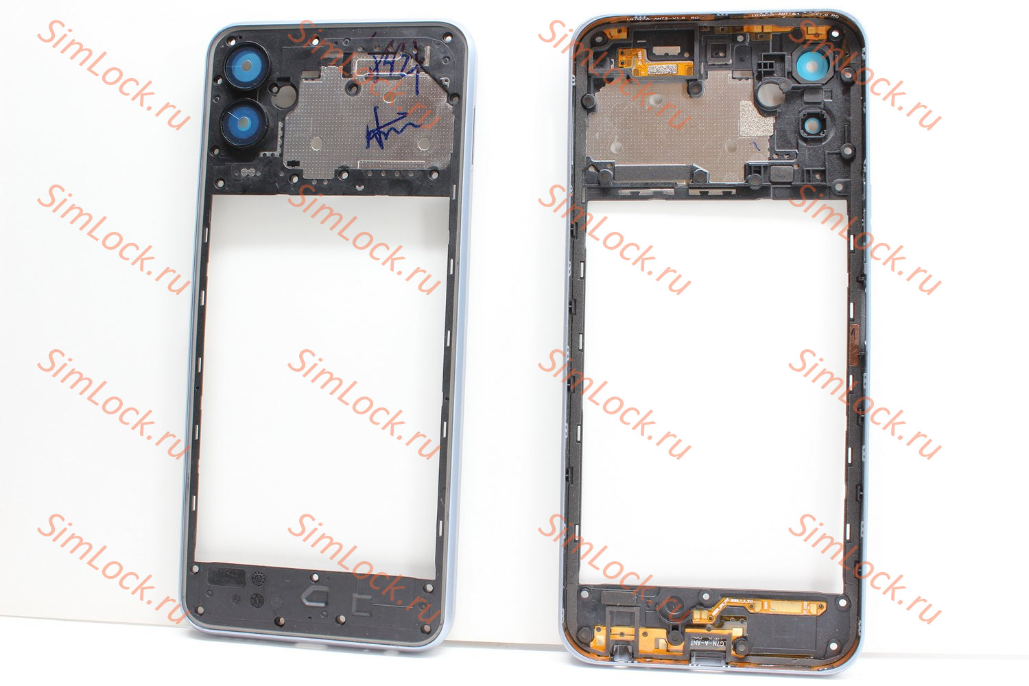 Средняя часть корпуса Tecno Pova 4 (LG7n), серый, оригинал