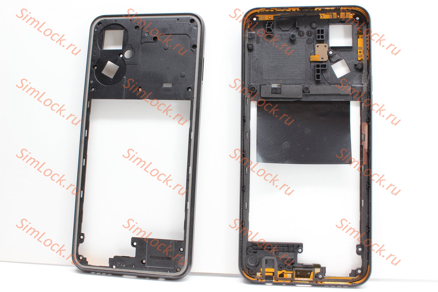 Средняя часть корпуса Tecno Pova 4 Pro (LG8n), черный, оригинал