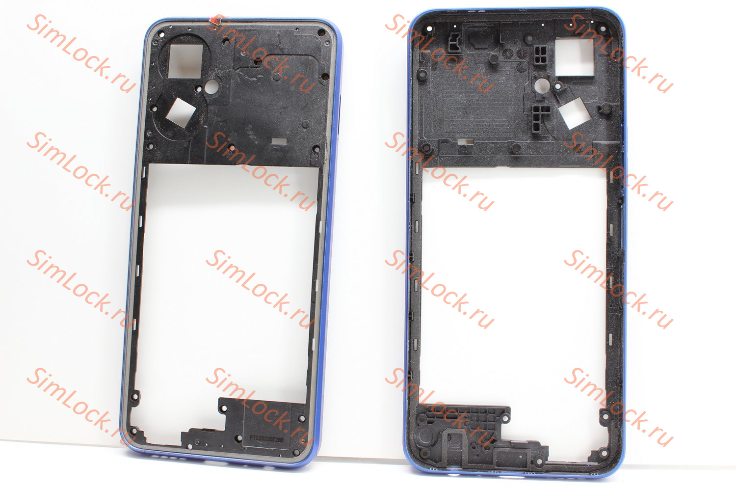 Средняя часть корпуса Tecno Pova 4 Pro (LG8n), синий, К-1