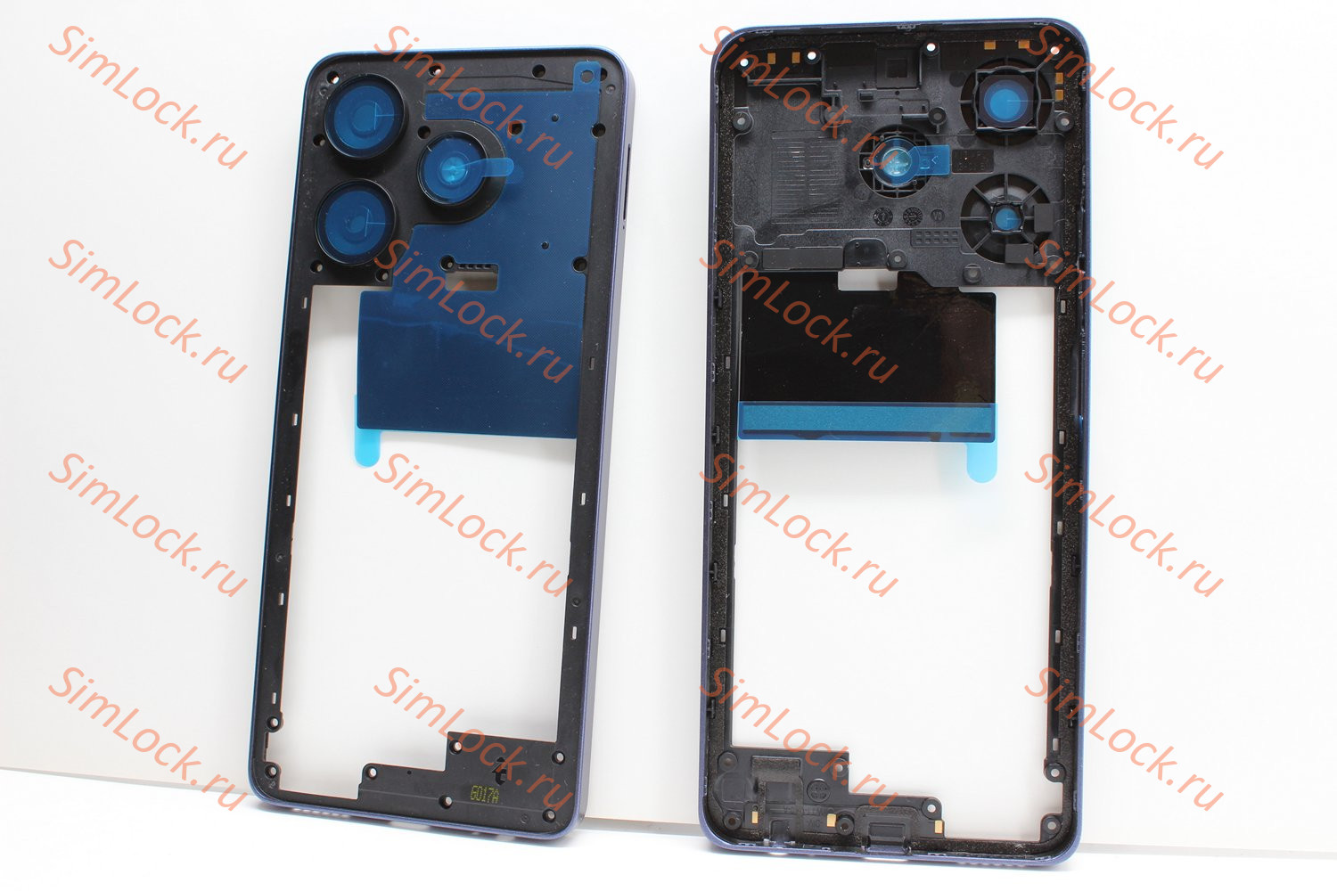 Средняя часть корпуса Tecno Spark 10 Pro (KI7), черный, оригинал