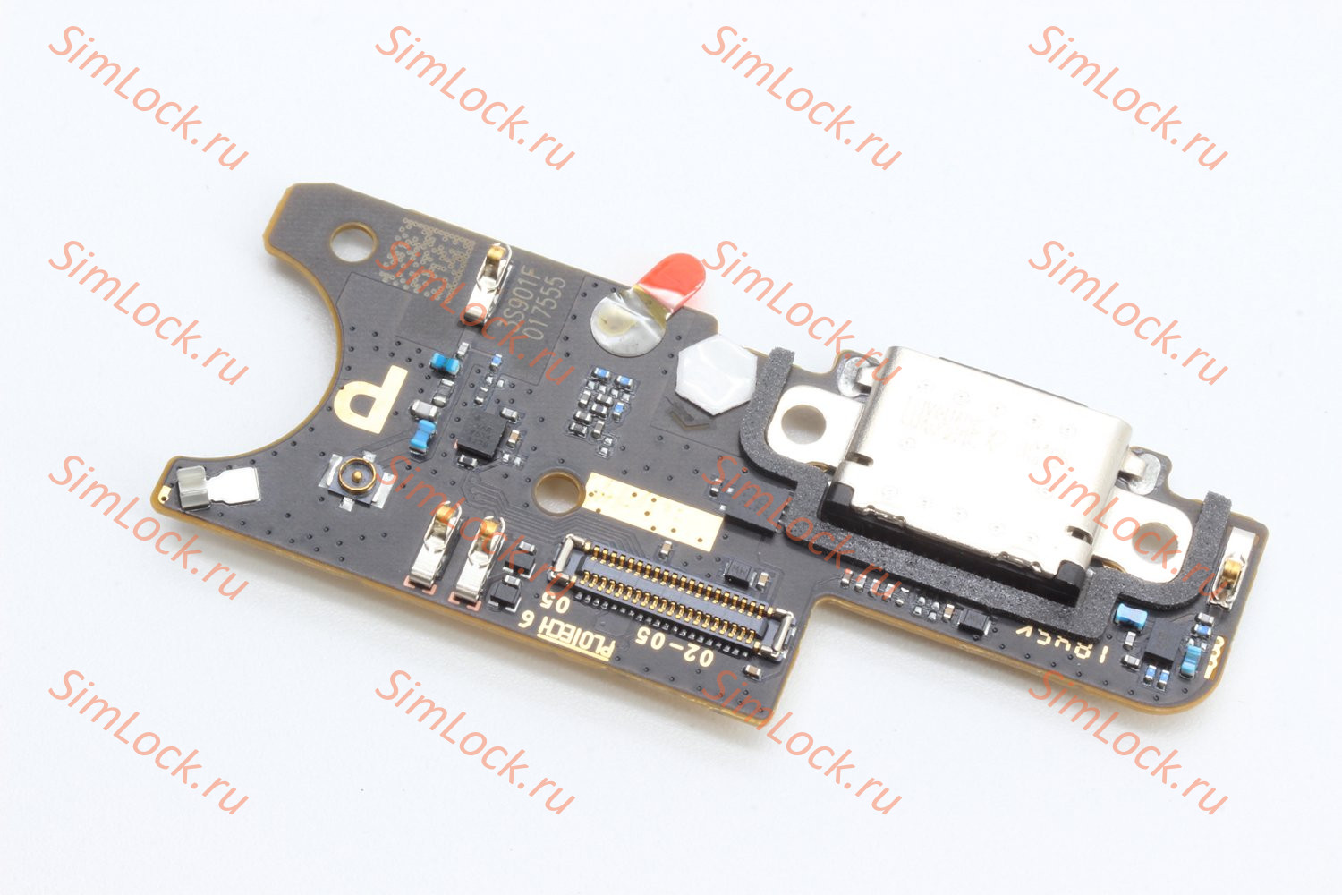 Нижняя плата (шлейф) Xiaomi Pocophone F1, с разъемом зарядки, К-1