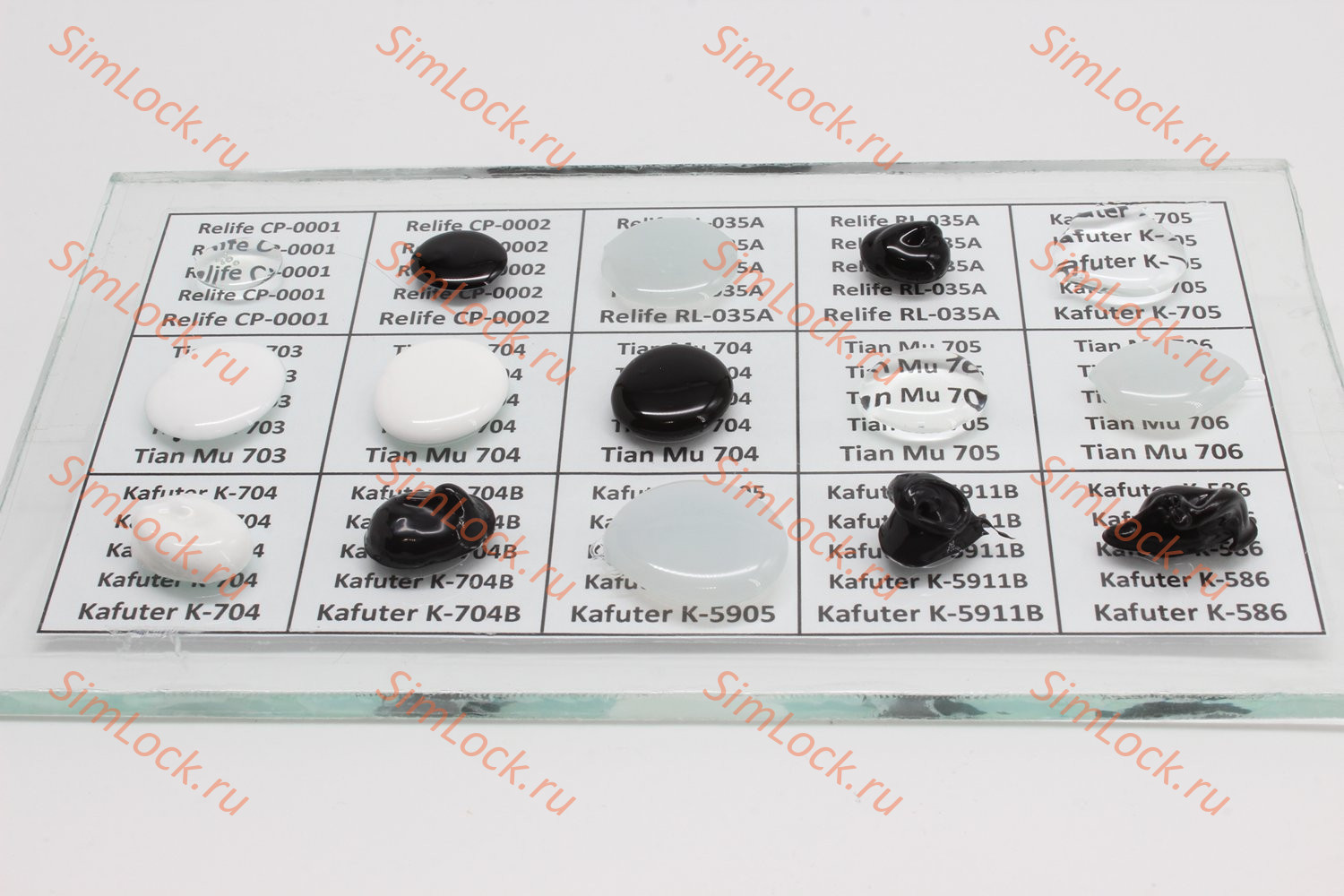 Клей герметик Kafuter K-5905 силиконовый, -50 +250C, сверхтекучий, 45г, белый