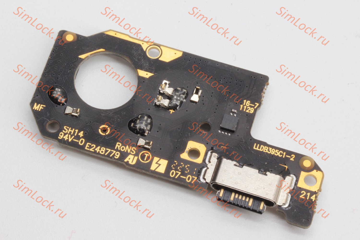 Нижняя плата (шлейф) Xiaomi Redmi Note 12 4G (23021RAA2Y) с разъемом зарядки, оригинал