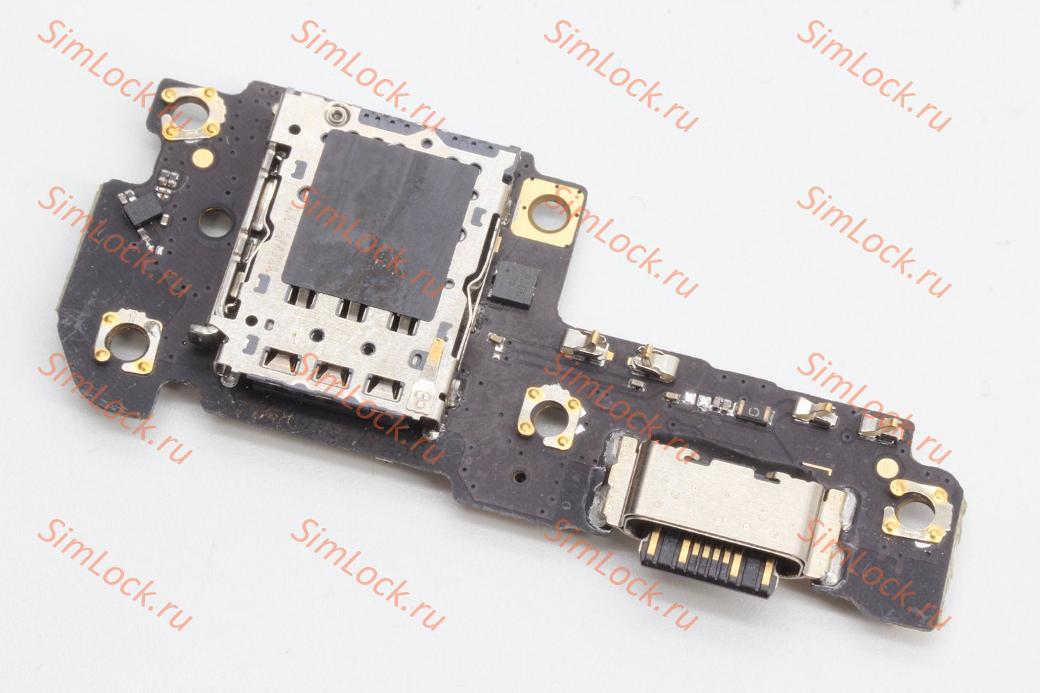 Нижняя плата (шлейф) Xiaomi Poco X5 Pro 5G, Redmi Note 12 Pro 5G, с разъемом зарядки и считывателем SIM (22101320G 22101316C), К-1