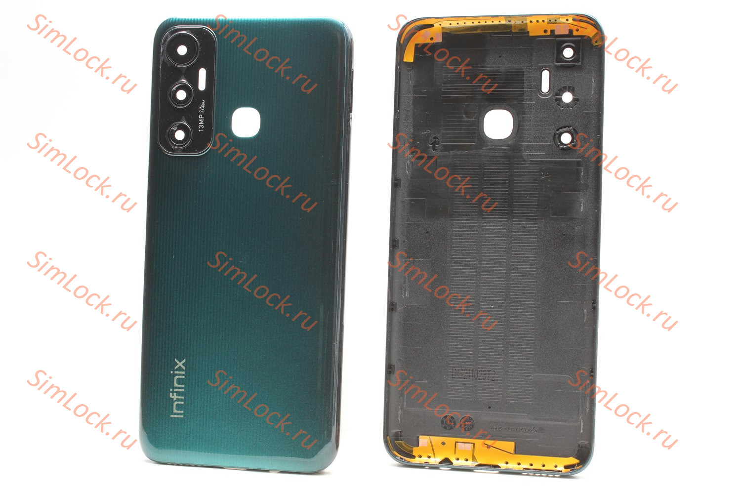 Задняя крышка Infinix Hot 11 G70 (X662), зеленый, не подходит к Hot 11 G37 (X689F), К-1