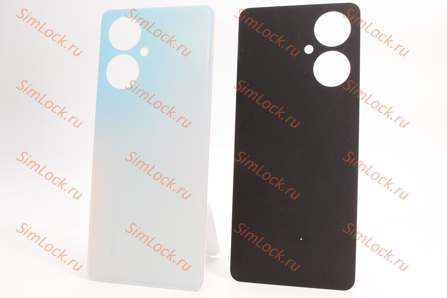 Задняя крышка Tecno Camon 19 (CI6n), голубой (морская соль), К-1