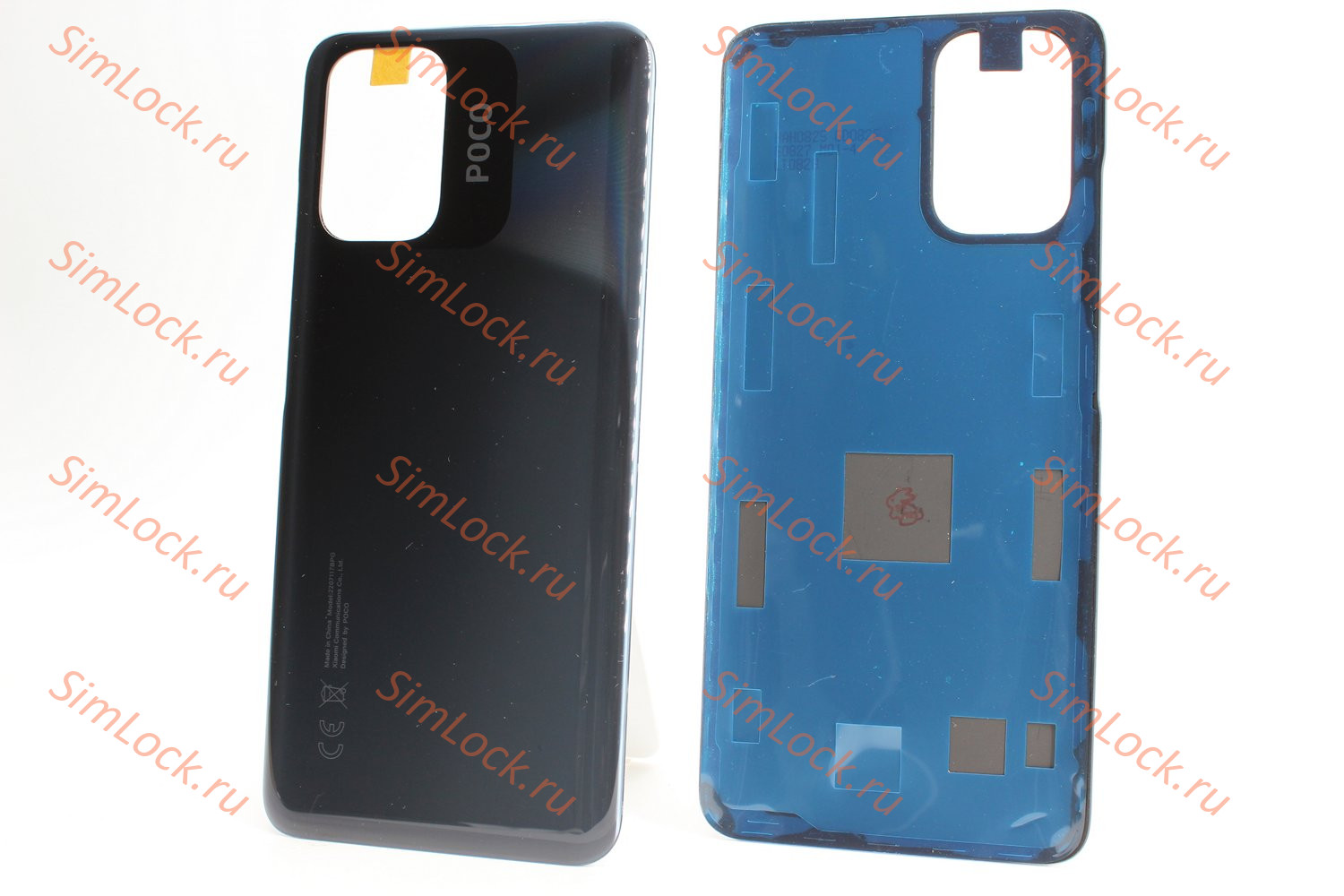 Задняя крышка Xiaomi Poco M5s (2207117BPG), черный, оригинал