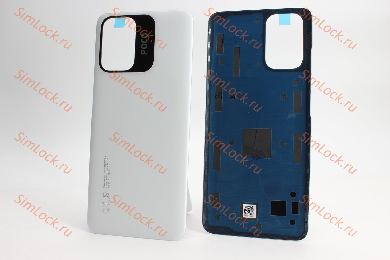 Задняя крышка Xiaomi Poco M5s (2207117BPG), белый, оригинал