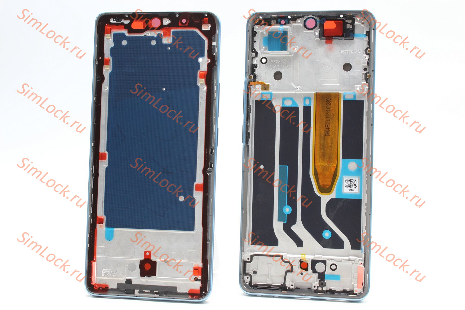 Рамка дисплея Realme 10 Pro+ Plus 5G (RMX3686), голубой, К-1