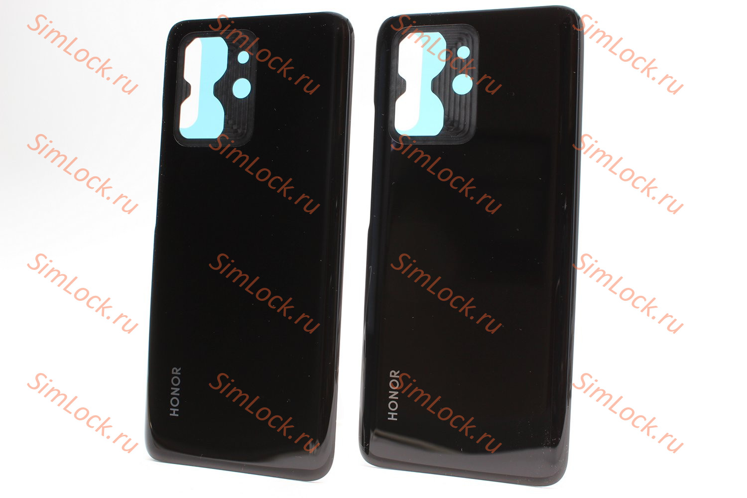 Задняя крышка Honor X7a (RKY-LX1), черный, К-1