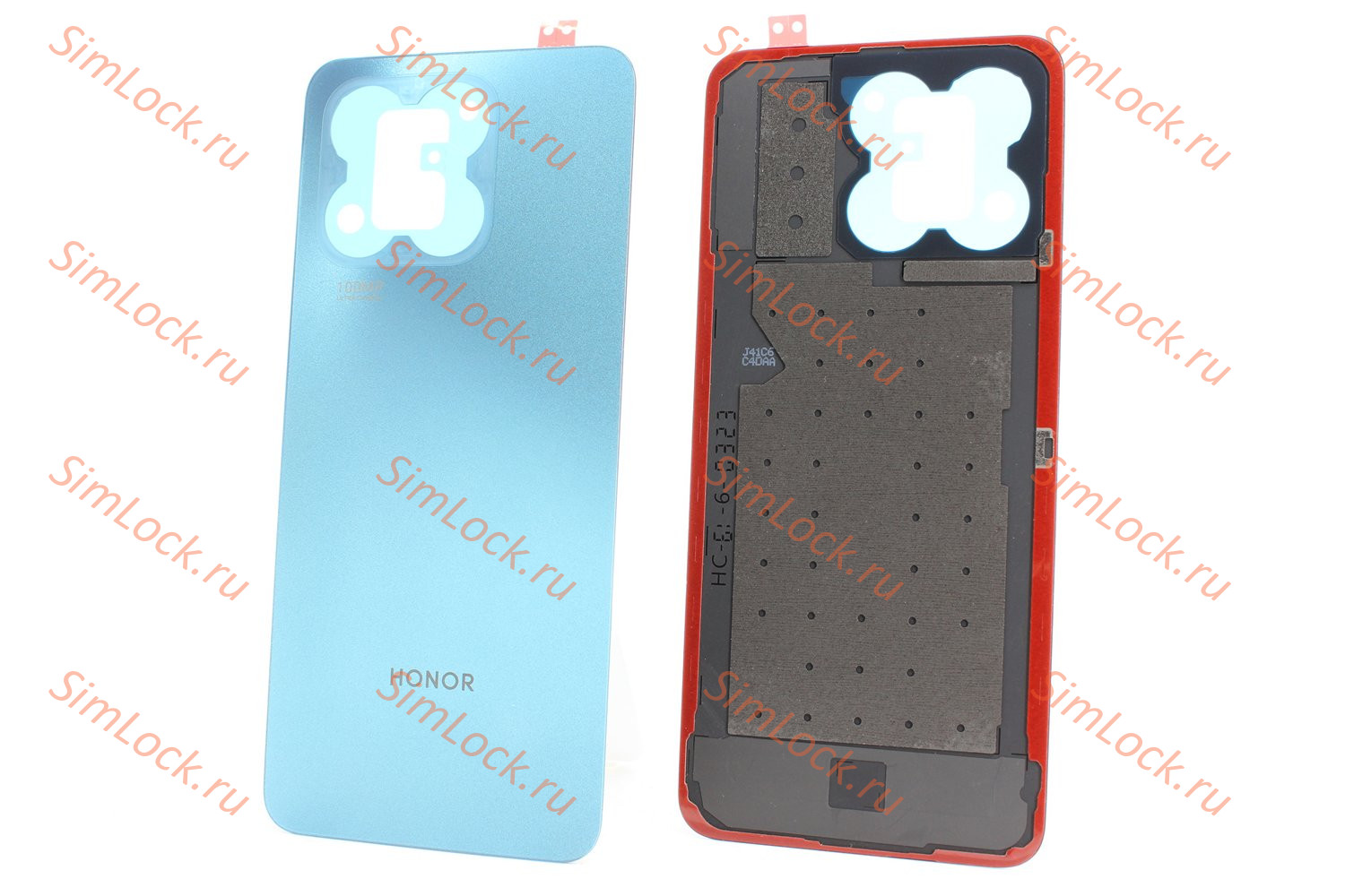 Задняя крышка Honor X8a (CRT-LX1), синий, оригинал
