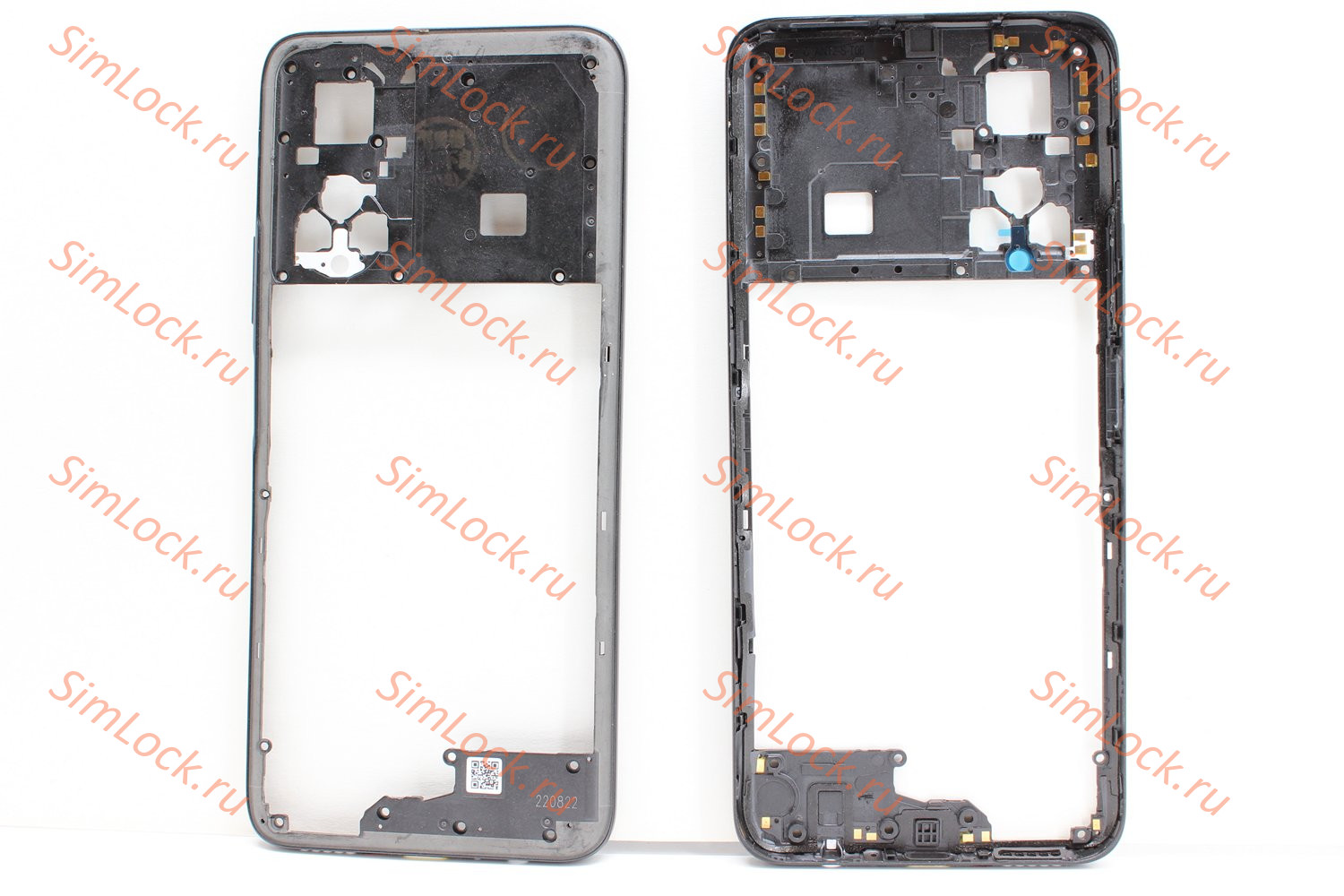 Средняя часть корпуса Honor X7 (CMA-LX1), черный, К-1