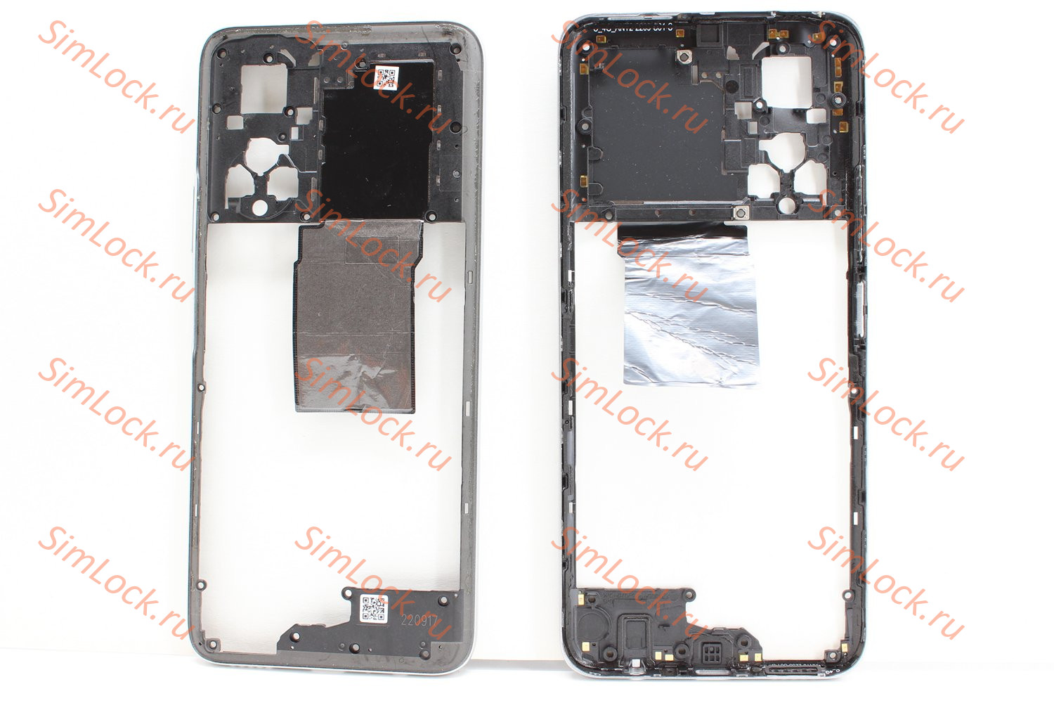 Средняя часть корпуса Honor X7 (CMA-LX1), серебро, К-1