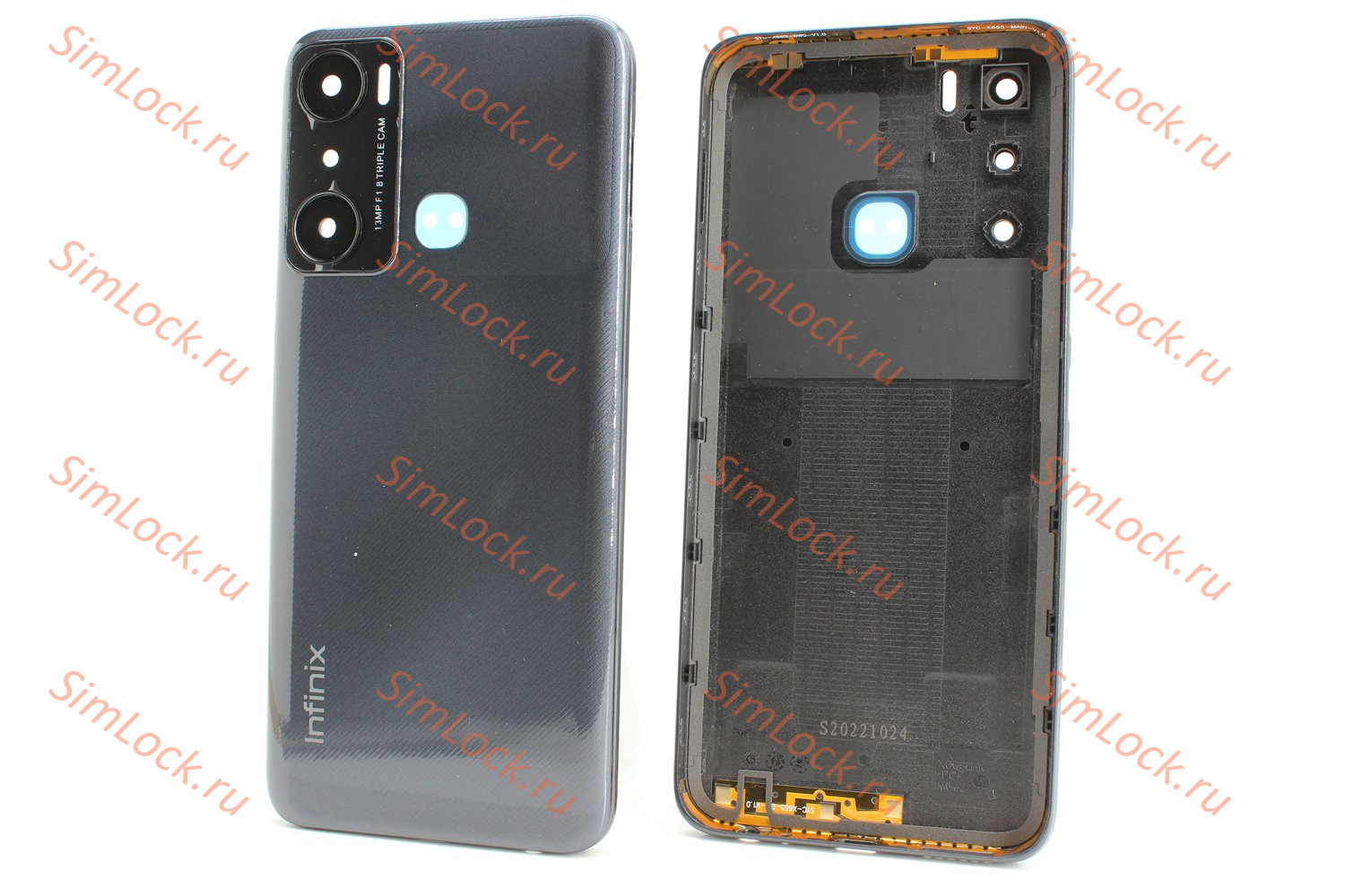 Задняя крышка Infinix Hot 20i (X665E), черный, К-2