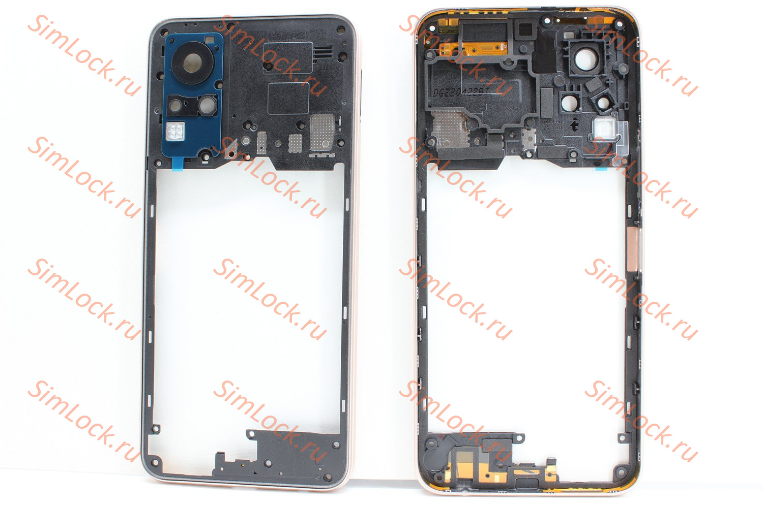 Средняя часть корпуса Infinix Note 11 (X663), Note 12 G88 (X663D), золото, оригинал