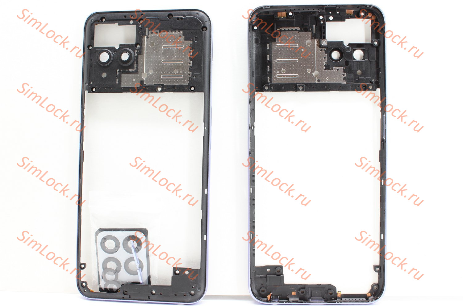 Средняя часть корпуса Realme 8i (RMX3151), фиолетовый, К-2