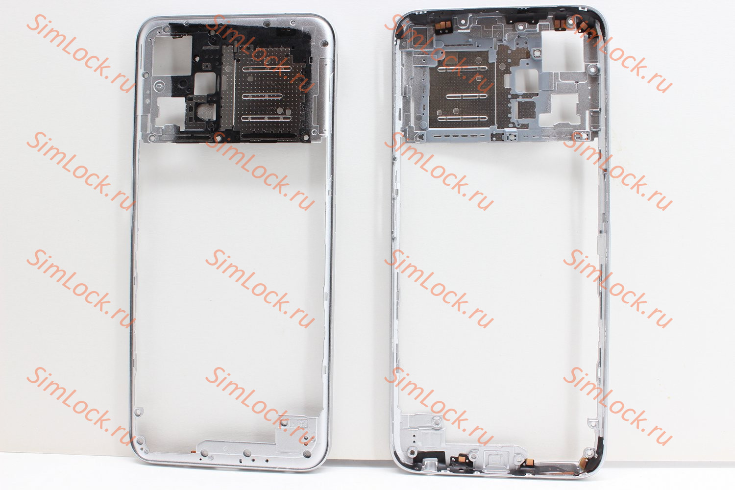 Средняя часть корпуса Realme 9 5G (RMX3474), серебро (белый), К-2