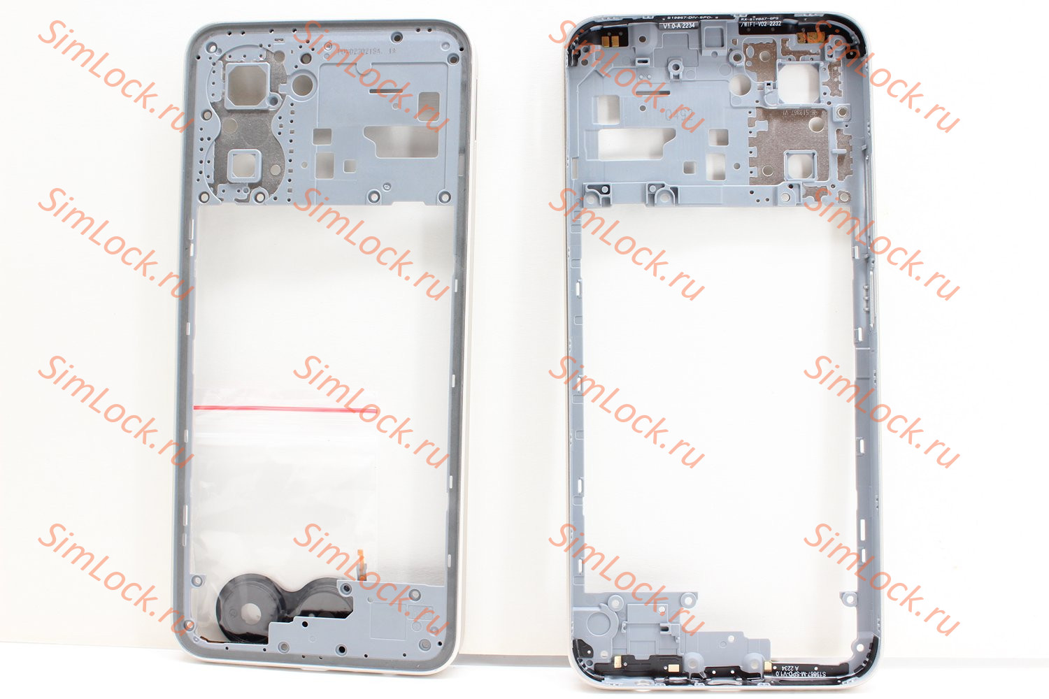 Средняя часть корпуса Realme C33 (RMX3624), со стеклом камеры, золото, К-2