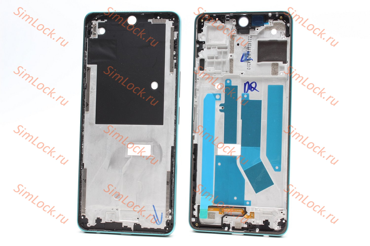 Рамка дисплея Tecno Camon 19 (CI6n), зеленый, К-1