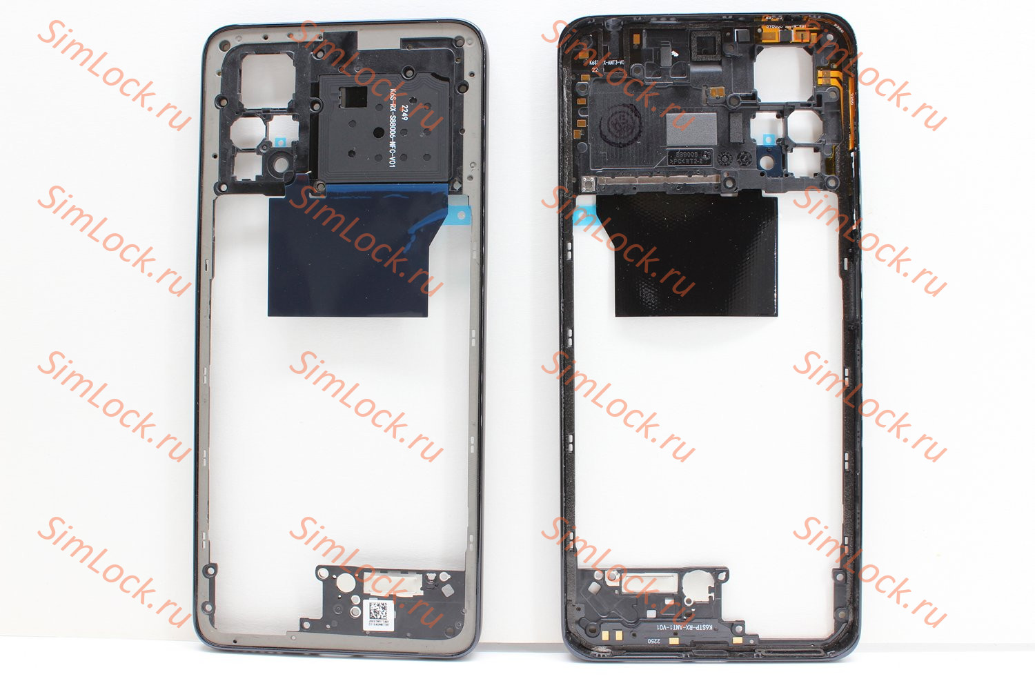 Средняя часть корпуса Xiaomi Redmi Note 11 Pro 4G, 5G, черный (серый), К-1