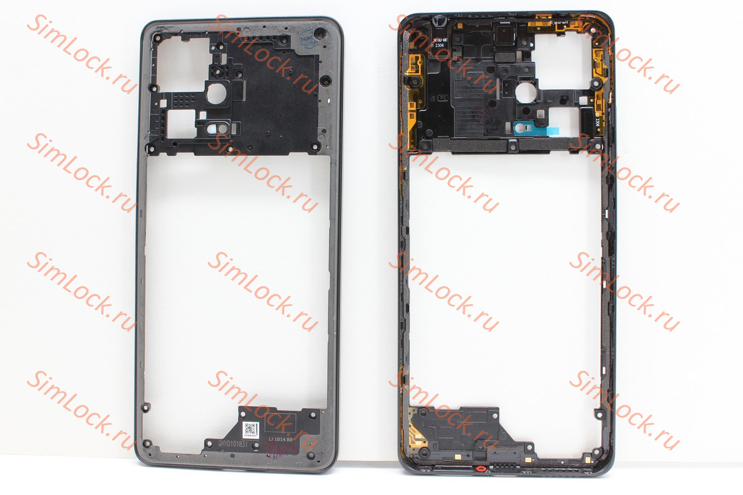 Средняя часть корпуса Xiaomi Redmi Note 12 Pro+ Plus 5G, черный, К-1