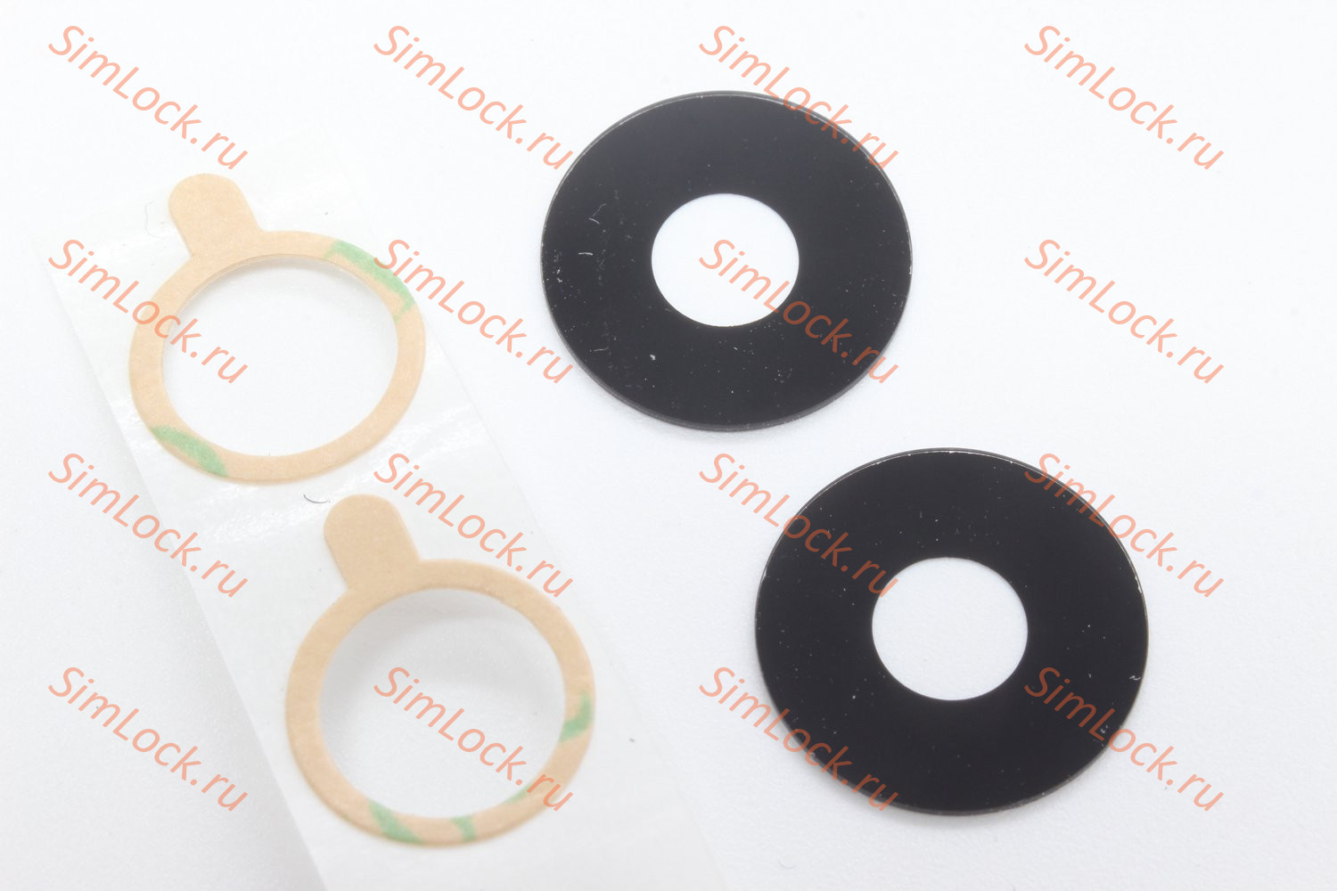 Стекло камеры Tecno Pova 4 (LG7n), Pova Neo 2 (LG6N) 2 шт, черный