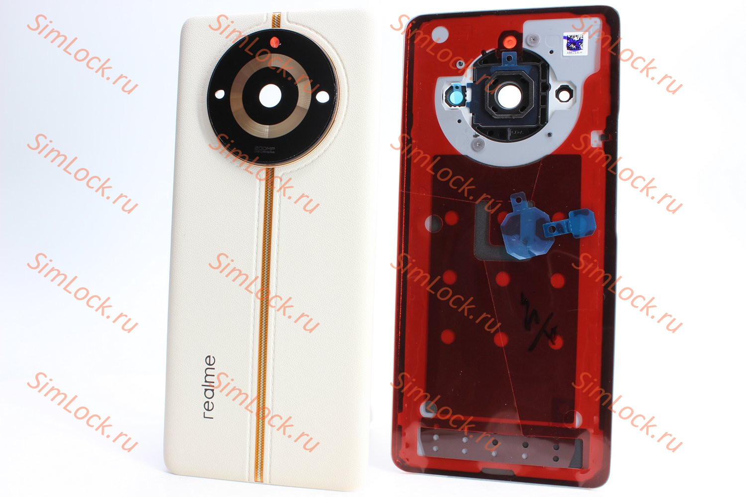 Задняя крышка Realme 11 Pro+ Plus 5G (RMX3741), со стеклом камеры, бежевый, К-1
