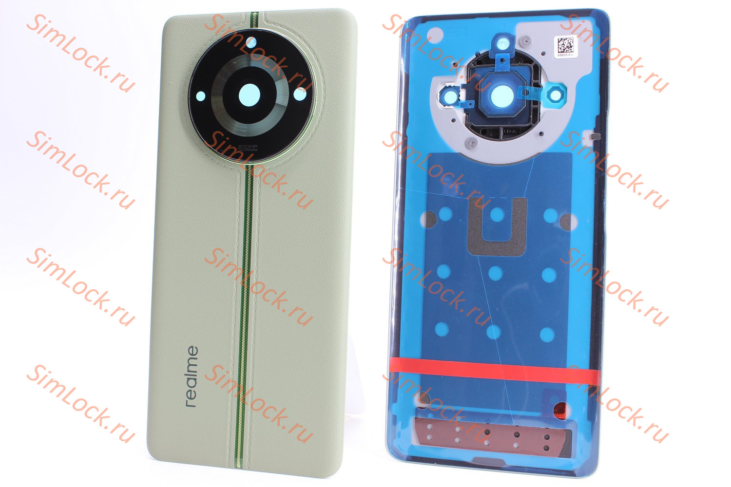 Задняя крышка Realme 11 Pro+ Plus 5G (RMX3741), со стеклом камеры, зеленый, К-1