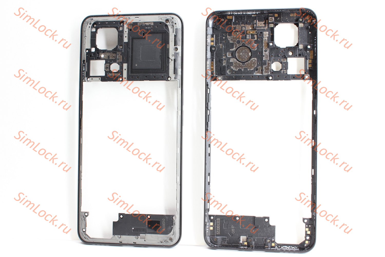 Средняя часть корпуса Realme GT NEO 3 (RMX3561), черный, К-1