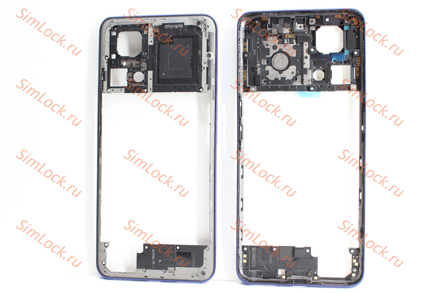 Средняя часть корпуса Realme GT NEO 3 (RMX3561), синий, К-1