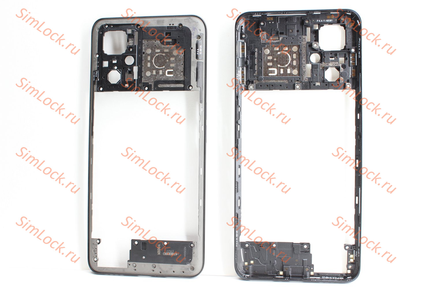 Средняя часть корпуса Realme GT NEO 2 (RMX3370), Realme GT NEO 3T (RMX3371), черный, К-1