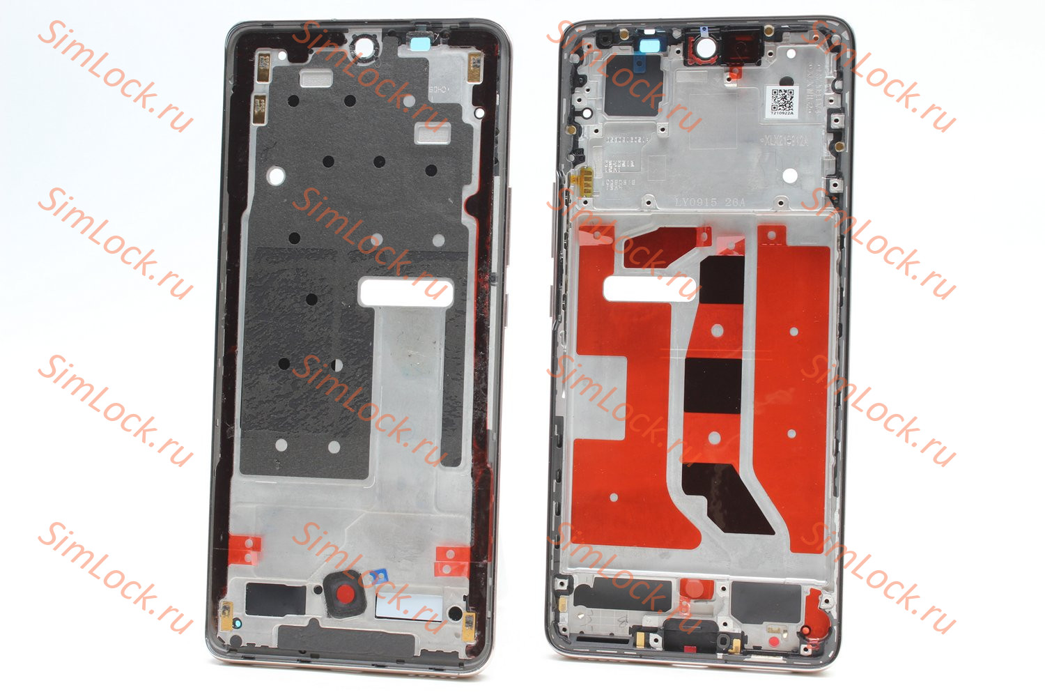 Рамка дисплея Honor 50 (NTH-NX9), серебристый, оригинал