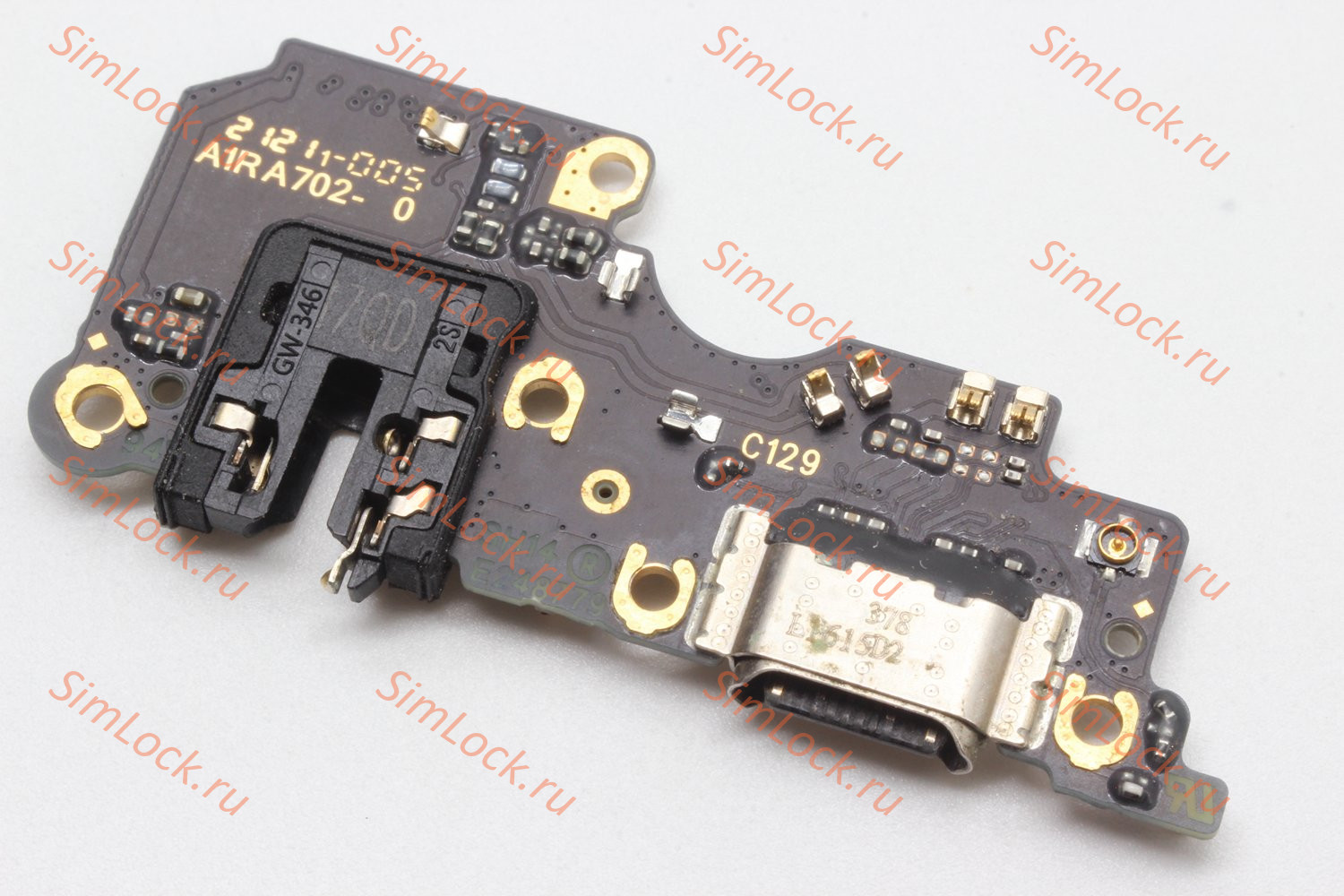 Нижняя плата (шлейф) Realme GT 5G (RMX2202) с разъемом зарядки, К-1