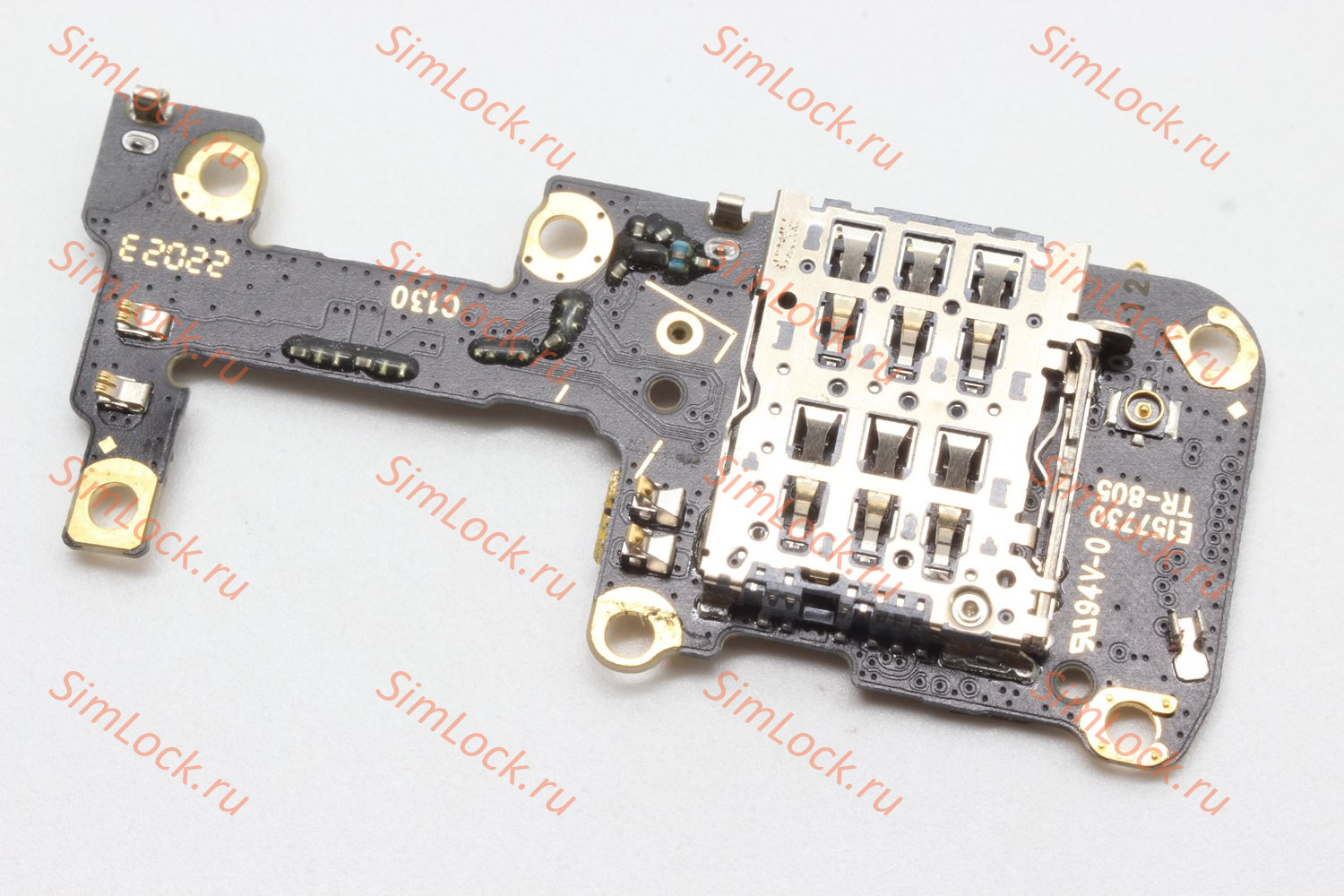 Нижняя плата (шлейф) Realme GT 2 Pro (RMX3301) со считывателем SIM, К-1