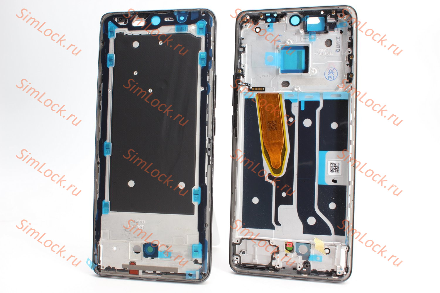 Рамка дисплея Realme 11 Pro (RMX3771), 11 Pro+ Plus 5G (RMX3741), черный, оригинал