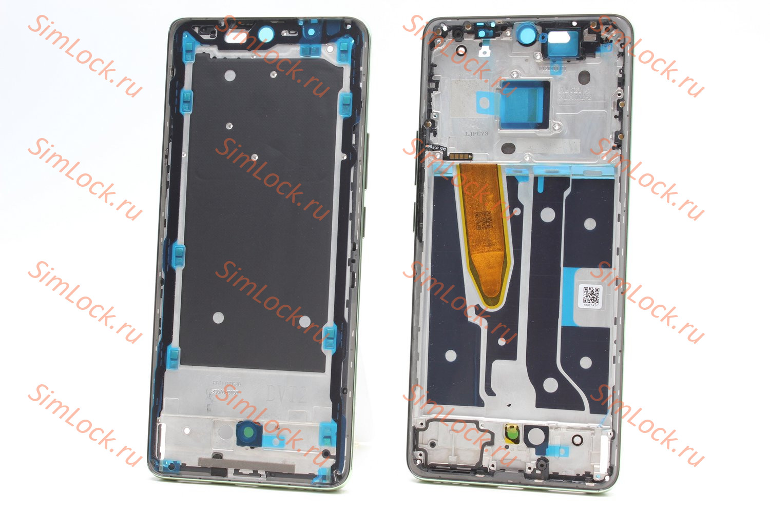 Рамка дисплея Realme 11 Pro (RMX3771), 11 Pro+ Plus 5G (RMX3741), зеленый, оригинал