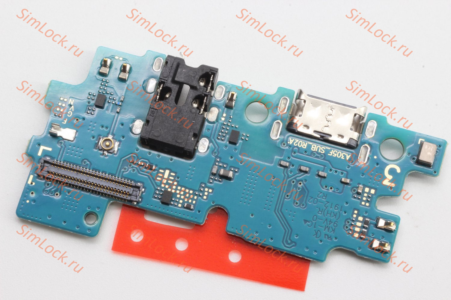 Нижняя плата (шлейф) Samsung A305FN Galaxy A30 с разъемом зарядки, К-3