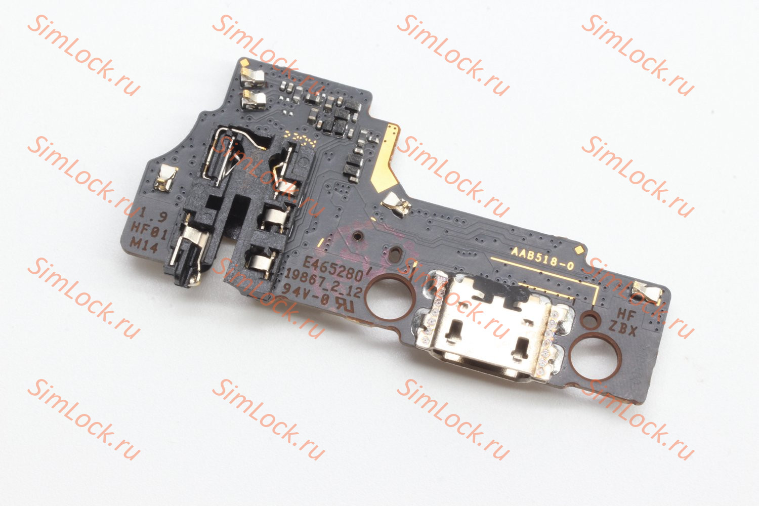 Нижняя плата (шлейф) Realme C30s (RMX3690) с разъемом зарядки, К-1