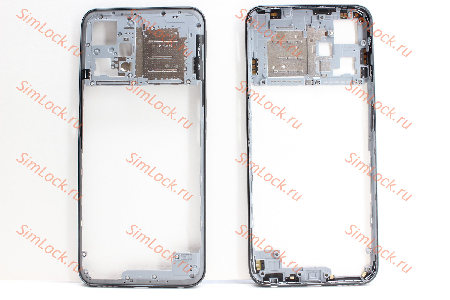 Средняя часть корпуса Realme 9 5G (RMX3474), черный, К-2