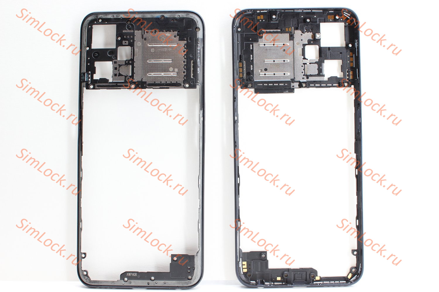 Средняя часть корпуса Realme 9 Pro (RMX3472), черный, К-1